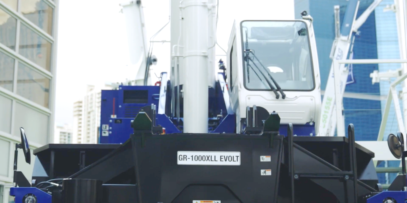 The GR 1000XLL EVOLT aligns the trusted Japanese engineering of our Rough Terrain product line with our true mission: zero emissions. Take a closer look at Tadano to check out what the GR 1000XLL EVOLT has to offer.